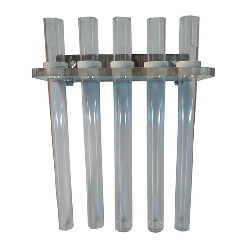 Suport endoscop rigid cu 5 tuburi